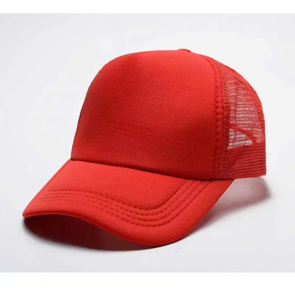 Unisex Cap Casual Plain Mesh Baseball Cap Adjustable Snapback Hats Hip Hop Trucker Cap Streetwear Dad Hat