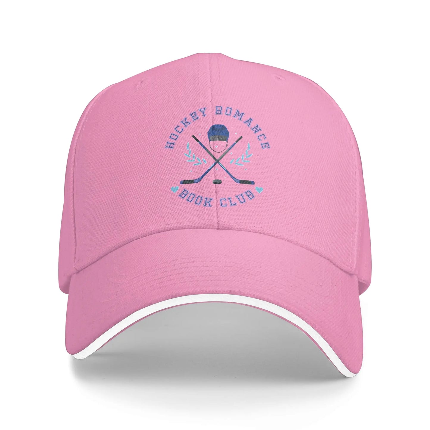 Hockey Romance Book Club Men Baseball Cap
