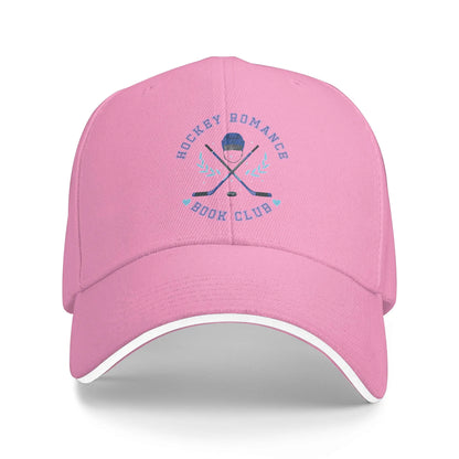 Hockey Romance Book Club Men Baseball Cap