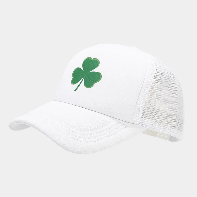 Fashion Clover Pattern Driver Hat Men's Summer Baseball Cap