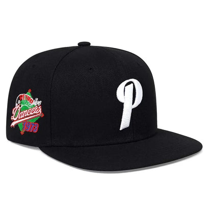 Unisex P Letter Embroidery Hip-Hop Hats Spring And Autumn