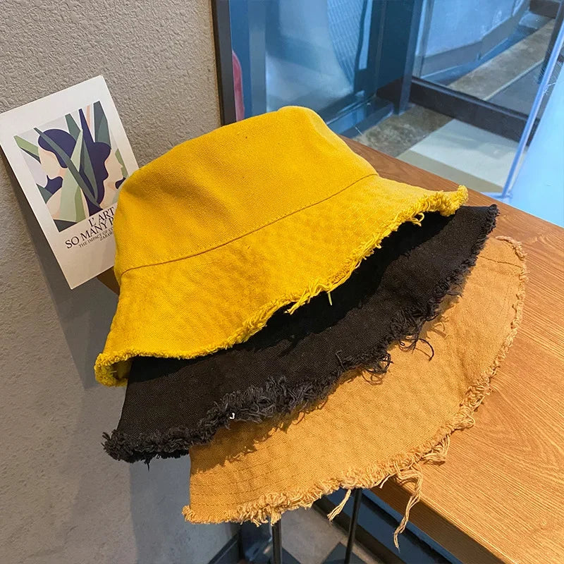 New Custom Logo Ladies Hip Hop Bucket Hats