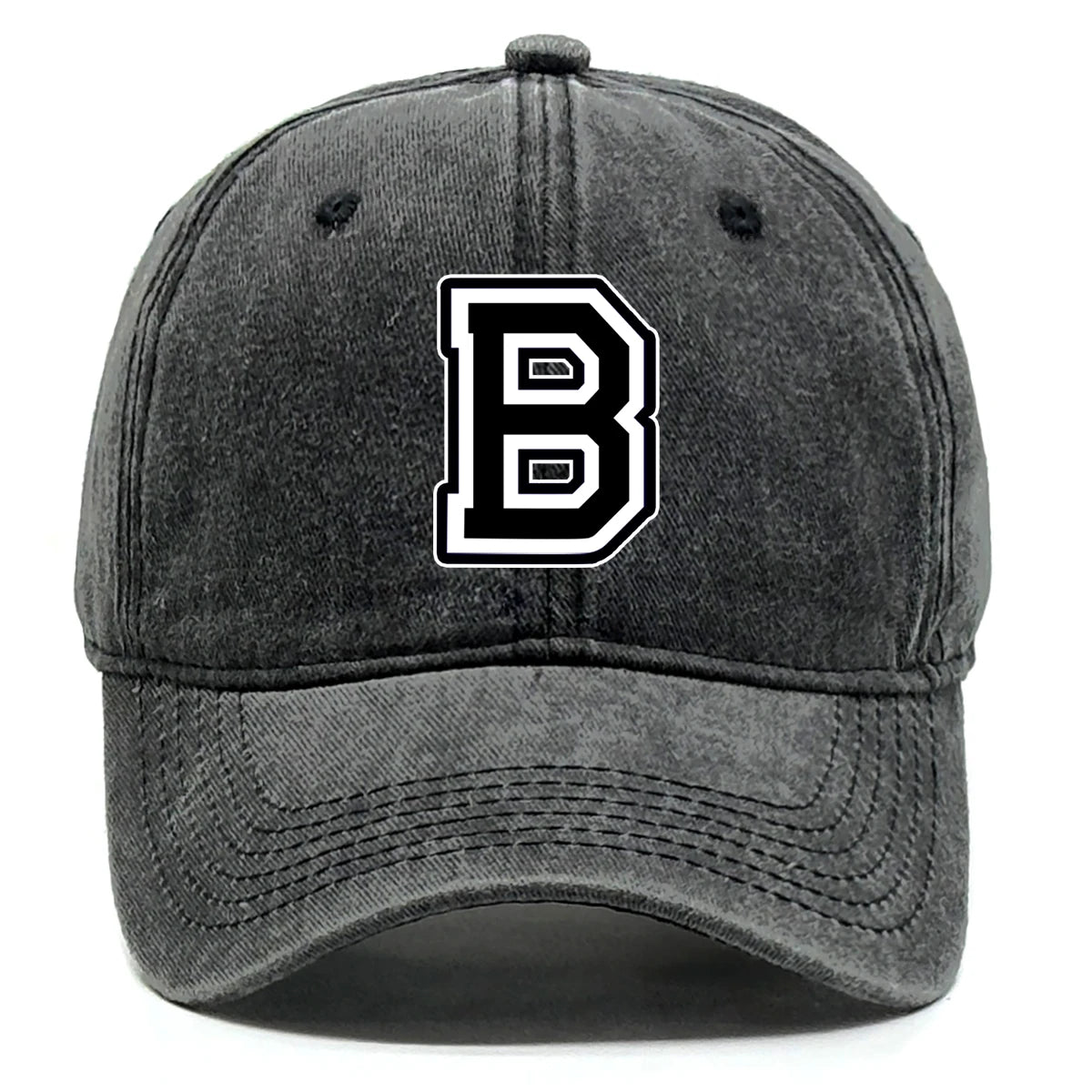 Popular Letters Print Baseball Caps Black Hat Gift Golf Dad Hat