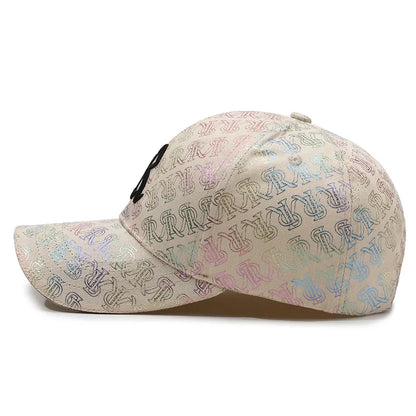Letter Embroidery Couple Baseball Cap Hip Hop for Men Lady