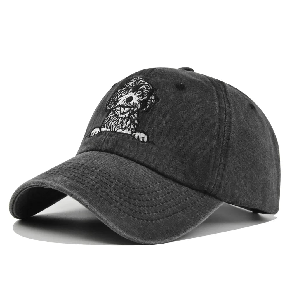 2026 Spring Summer Men Women Baseball Cap Dog Animals Embroidery Snapback Hats