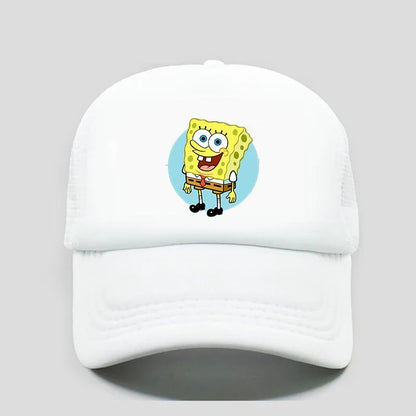 Fashion Cute SpongeBobs Print Baseball Cap Cartoon Men Women Summer