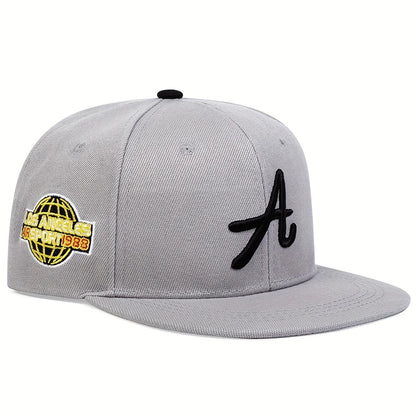 Unisex Gothic Letter Embroidery Hip Hop Hats Autumn Outdoor Adjustable Casual Hats Sunscreen Hat