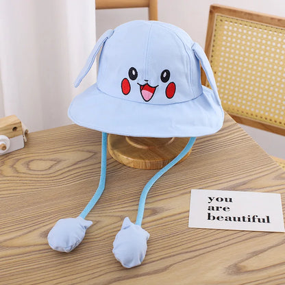 Kids Summer Cotton Hats Children Bucket Caps