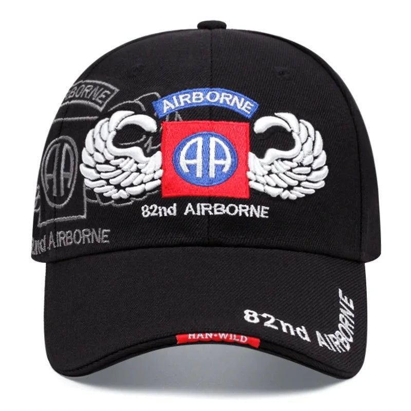 Simple Cotton Men Baseball Cap Women Snapback Hat Wing Embroidery Bone Caps