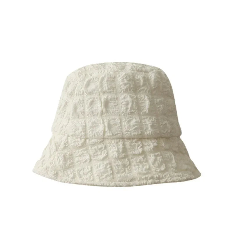 Women Girl Thin Pleated Fisherman Hat