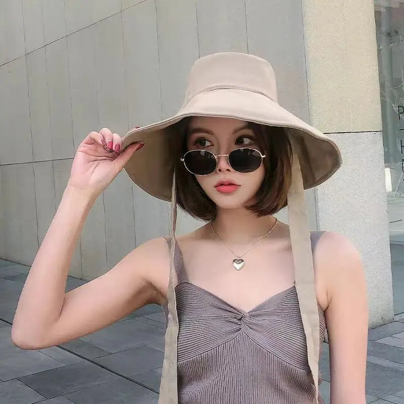 New Summer Spring Japanese Tie Bucket Hat