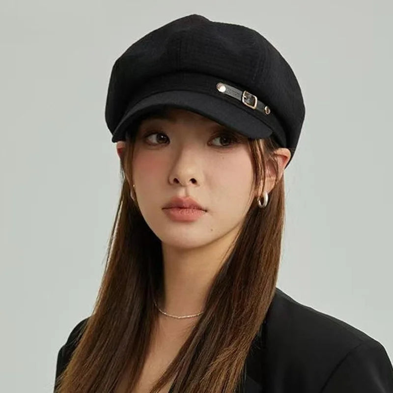 British-Style Beret, Korean Fashion Versatile Painter's Hat
