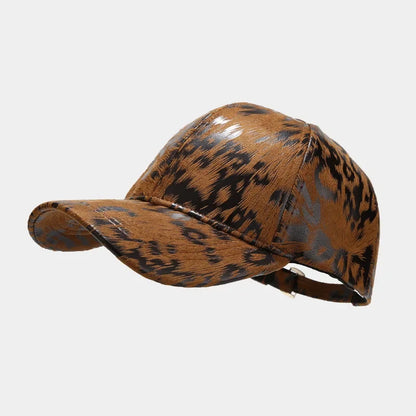 Four Seasons Polyester Leopard Print Casquette Baseball Cap