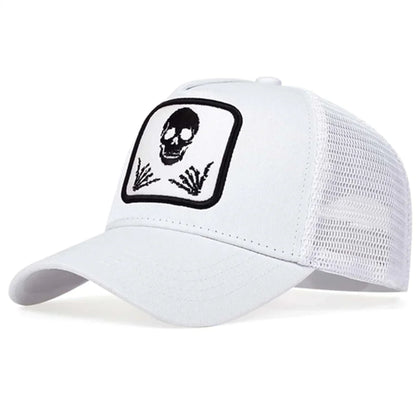 Unisex Personality Embroidery Baseball Net Caps Spring Summer