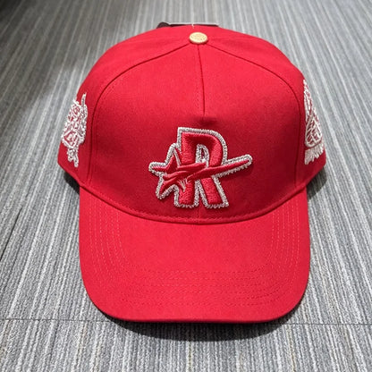 Contrast Brim 3D Embroidered Rough Play Hats