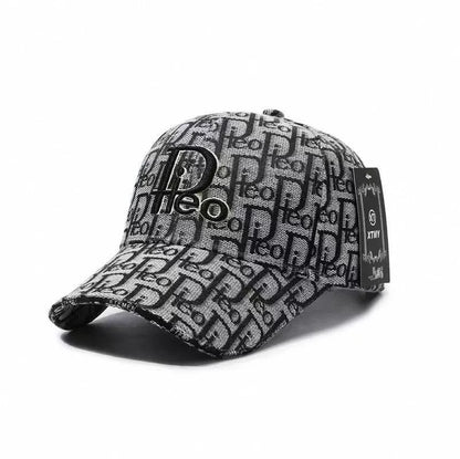 Embroidered Letter Duckbill Baseball Cap
