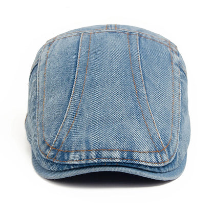 Women's Beret Fashion Denim Vintage Newsboy Cap