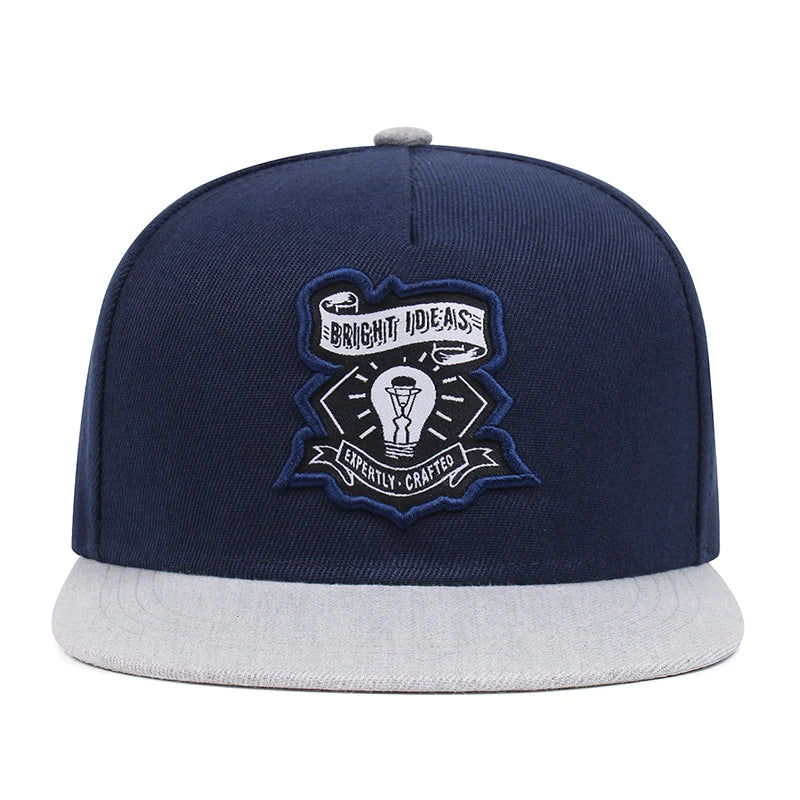 Hip Hop Baseball Cap lamp print Trucker Caps Cotton Snapback hat