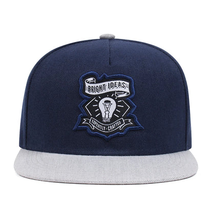 Hip Hop Baseball Cap lamp print Trucker Caps Cotton Snapback hat