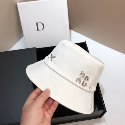Women's Sunscreen Panama Fisherman Hat Top Flat Bob Beach Basin Cap
