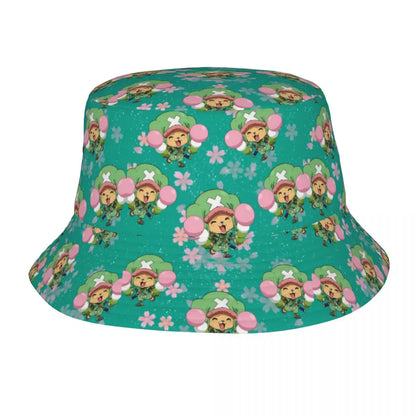 Women Men Bucket Hat Cosplay Tony Tony Chopper Spring Picnic Headwear Outdoor Fishing Fisherman Caps