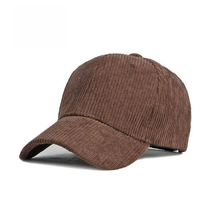 Fashion False Suede Baseball Caps For Men Women Autumn Winter
