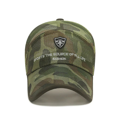 New Summer Women Men Fishing Mesh Sun Hat Caps