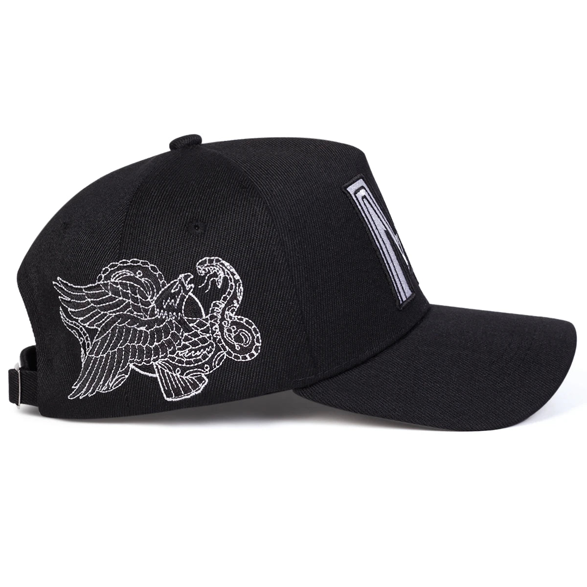 Unisex M Letter Embroidery Baseball Caps Spring and Autumn Outdoor Adjustable Casual Hat Sports Cap