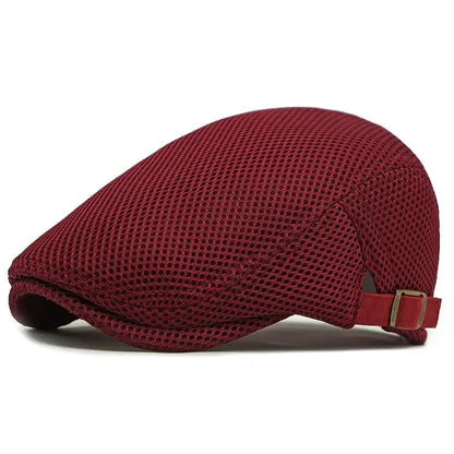 Spring And Summer Polyester Print Newsboy Caps