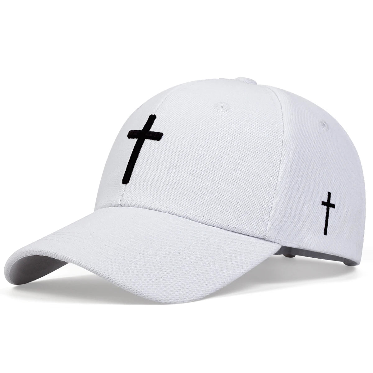 Fashion Simple Black Baseball Cap Solid Color Golf Hat Cotton For Men Women