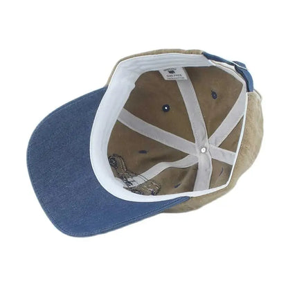 Summer Vintage Baseball Cap Kids Washed Cotton Denim