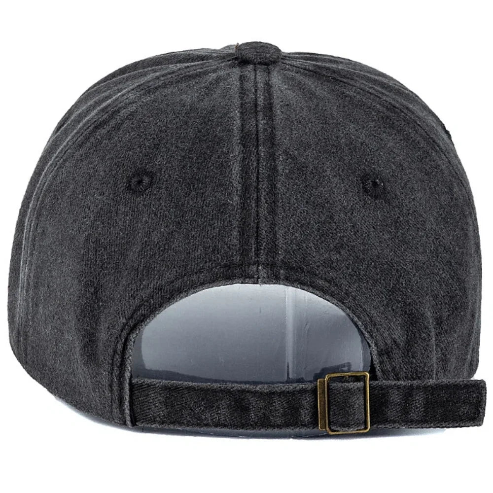 Unisex Washed Cotton Cap Vintage Baseball Cap