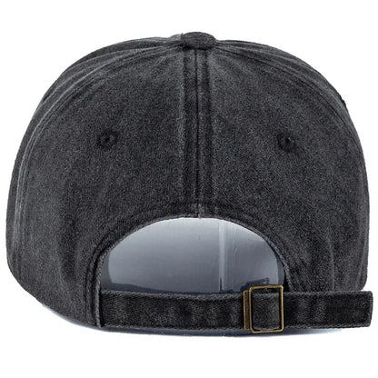 Unisex Washed Cotton Cap Vintage Baseball Cap