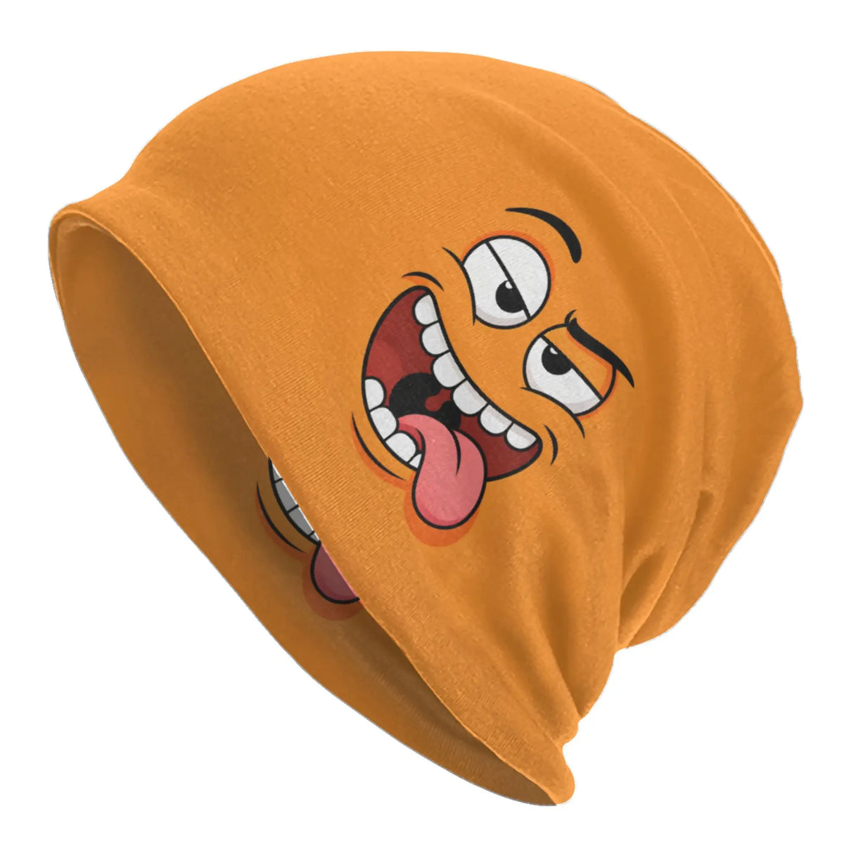 Funny Expression Bonnet Hat Knitted Hats Men Women