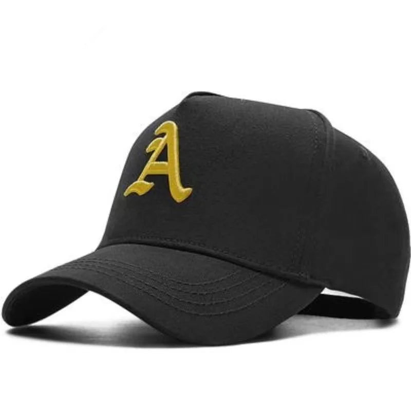 Unisex A Letter Embroidery Baseball Caps Spring and Autumn Outdoor Adjustable Casual Hats Sunscreen Hat