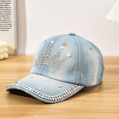 Diamond-Encrusted Baseball Cap