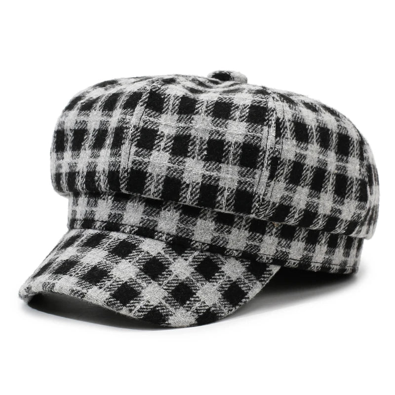 British Retro Women's Octagonal Hat