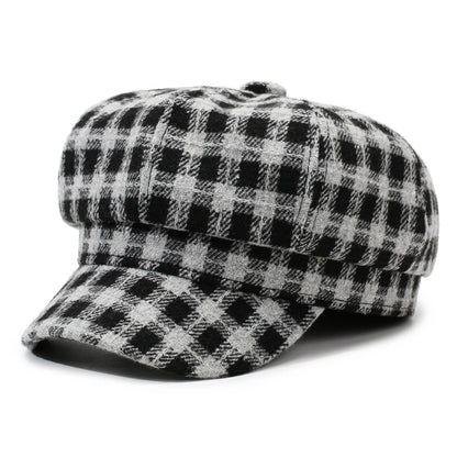 British Retro Women's Octagonal Hat