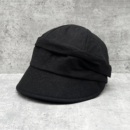 Slouchy Newsboy Cap Linen Summer Cap Casual Women Sun Cap