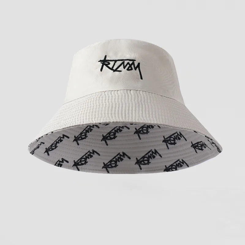 Embroidered Printed Fisherman Hat Men And Women