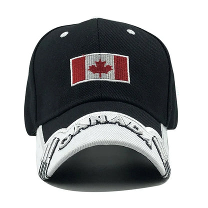 New Colors Contrast Canada Embroidered Baseball Cap High Quality Snapback Hat Dad Hats Fishing Cap