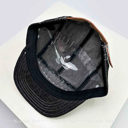 New Men Women American Retro Solid Letter Baseball Hats