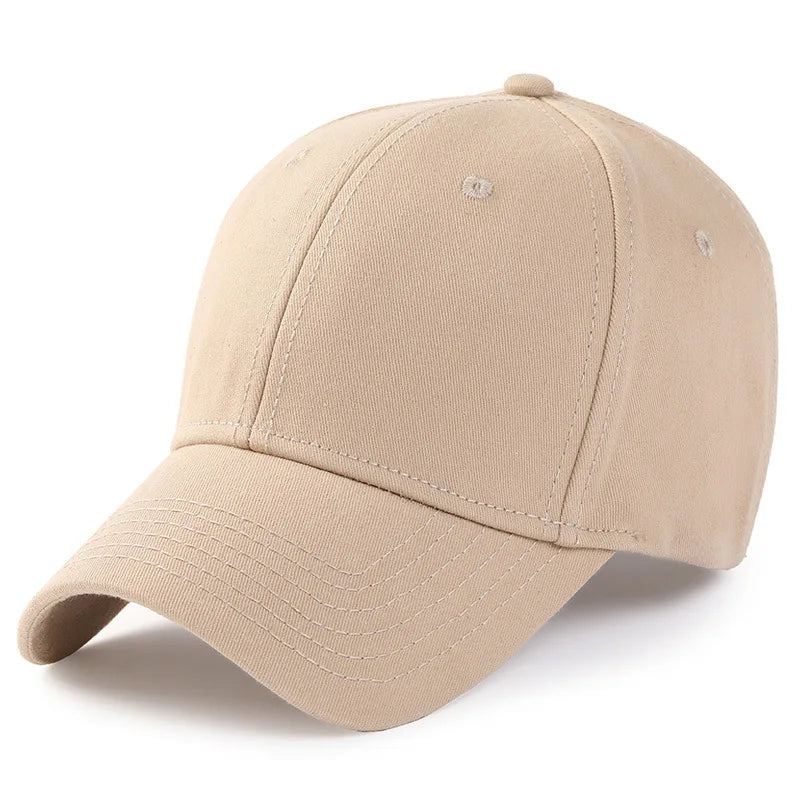 13 Colors Adult Sold Hard Top Cotton Big Size Baseball Cap