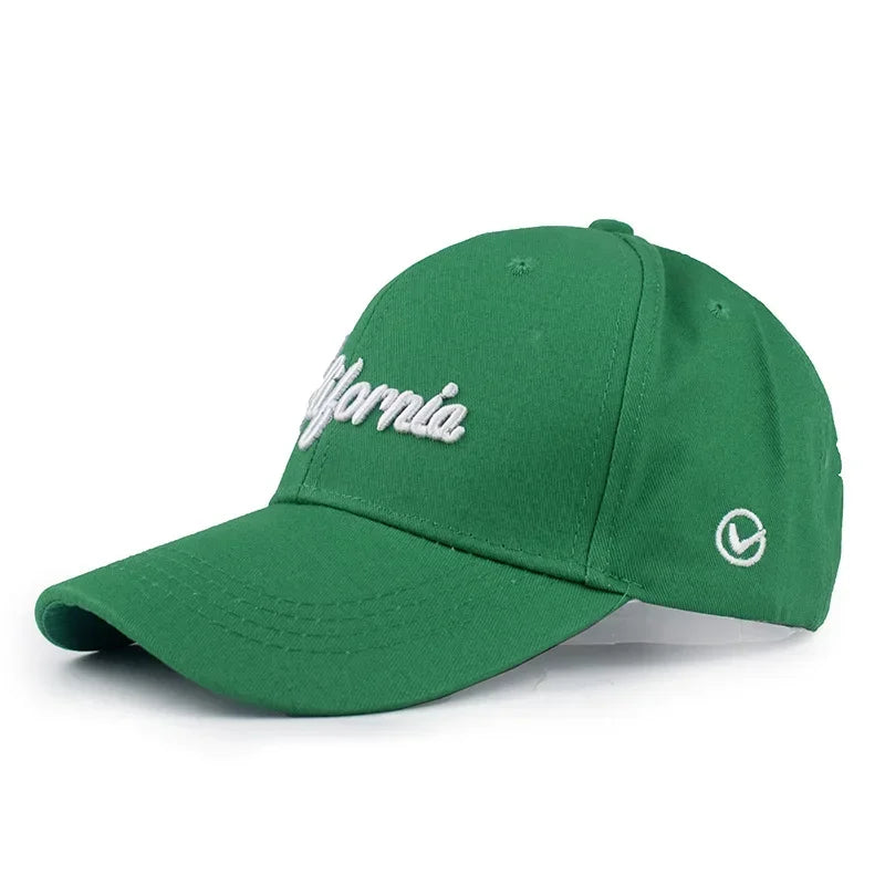Mens Baseball Cap 3d California Embroidery Dad Hat