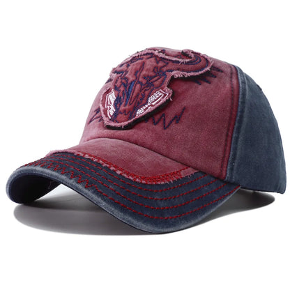 New Hip Hop Vintage Washed Denim Baseball Cap