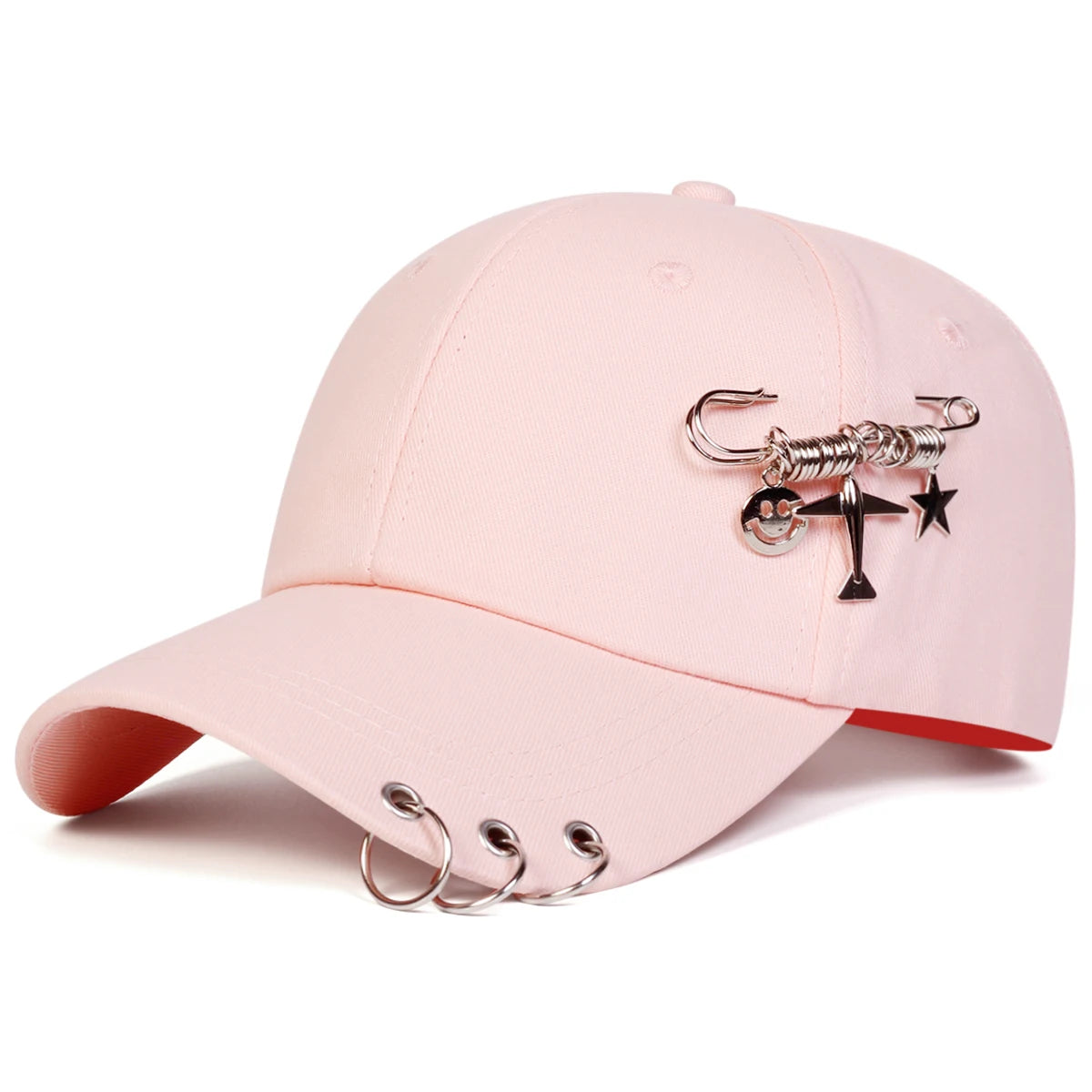 Unisex Iron Ring Baseball Caps Spring Autumn