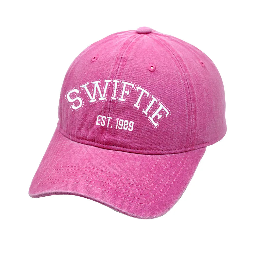 European and American Swiftie Embroidered Baseball Cap Summer