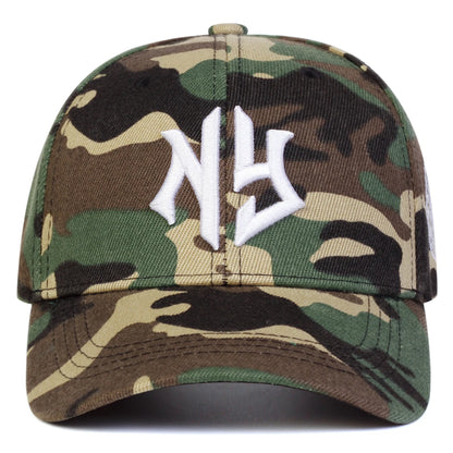 Unisex NY Letter Embroidery Camouflage Baseball Caps