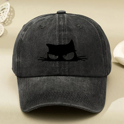 Owl Print Retro Versatile Soft Brimmed Baseball Cap for Both Men and Women