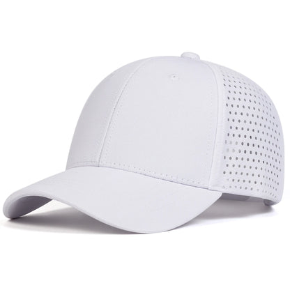 Unisex Light Board Solid Color Laser Cloth Baseball Net Caps Spring and Summer